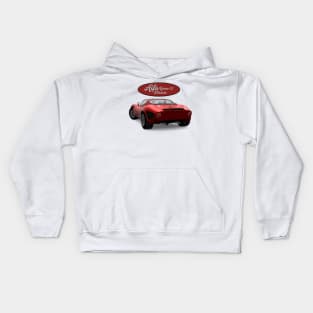 Alfa Romeo 33 stradale Red Back Kids Hoodie